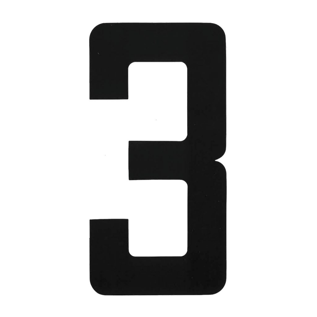 Registration Numbers 200mm