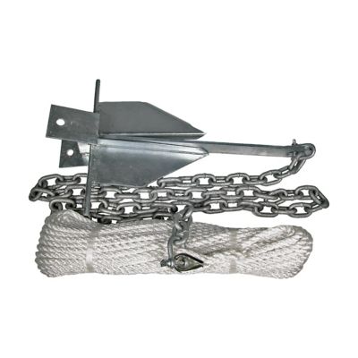 BLA Sand Anchor and Rope Kit 8LB Anchor