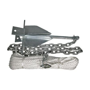 BLA Sand Anchor and Rope Kit 8LB Anchor