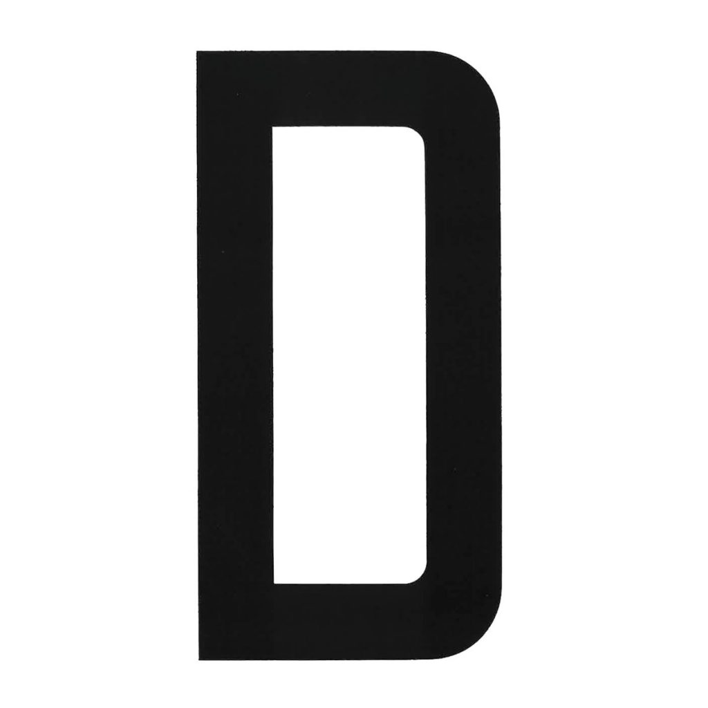 Registration Letters 200mm