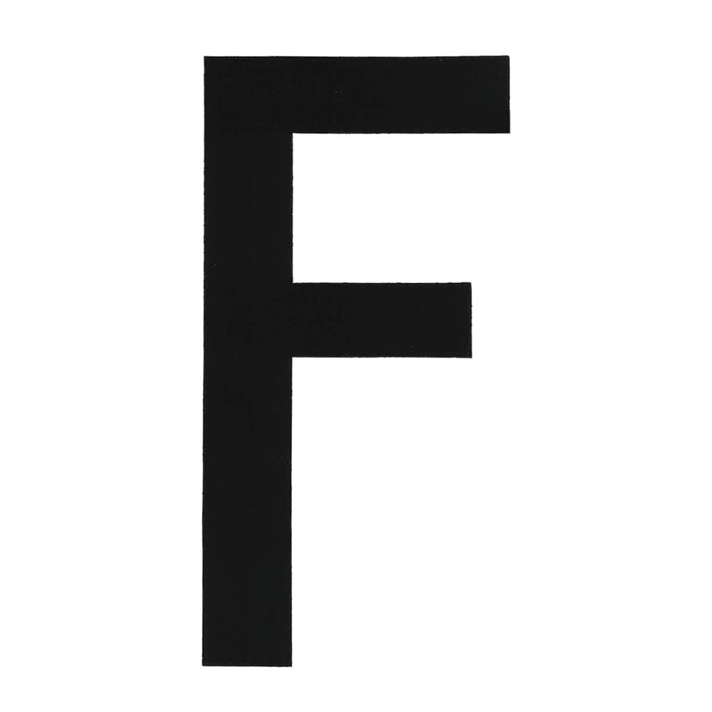 Registration Letters 200mm