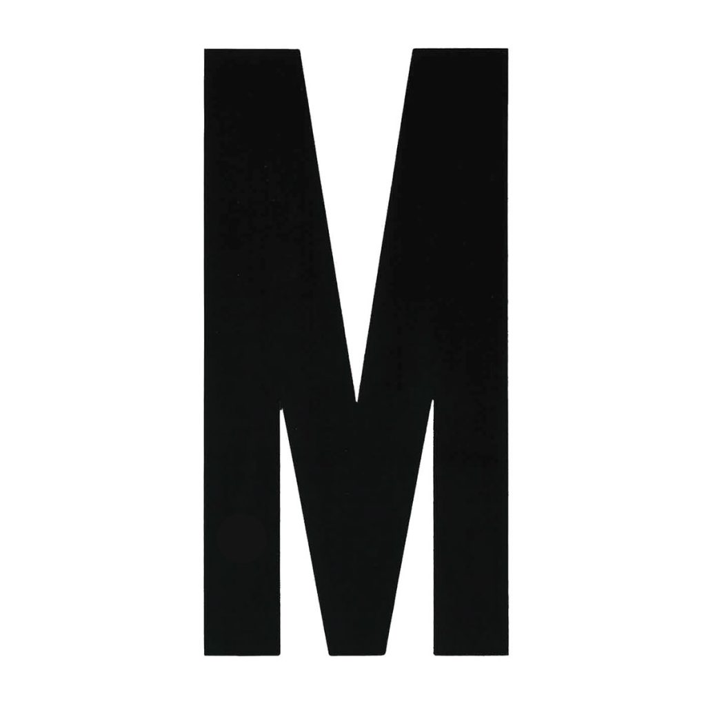 Registration Letters 200mm