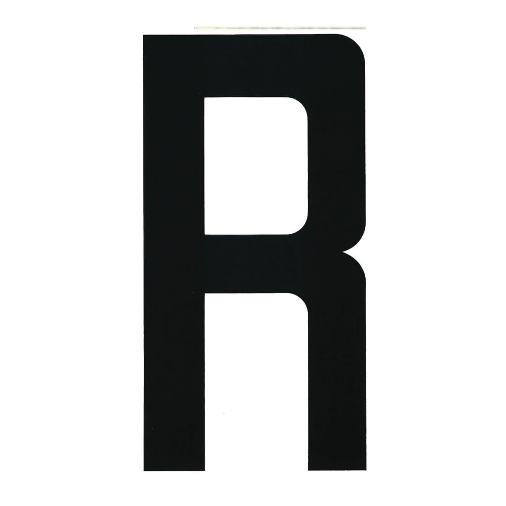 Registration Letters 200mm